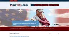 Desktop Screenshot of ncvetslegal.org